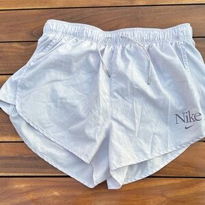 Nike Women's Light Gray Athletic Shorts